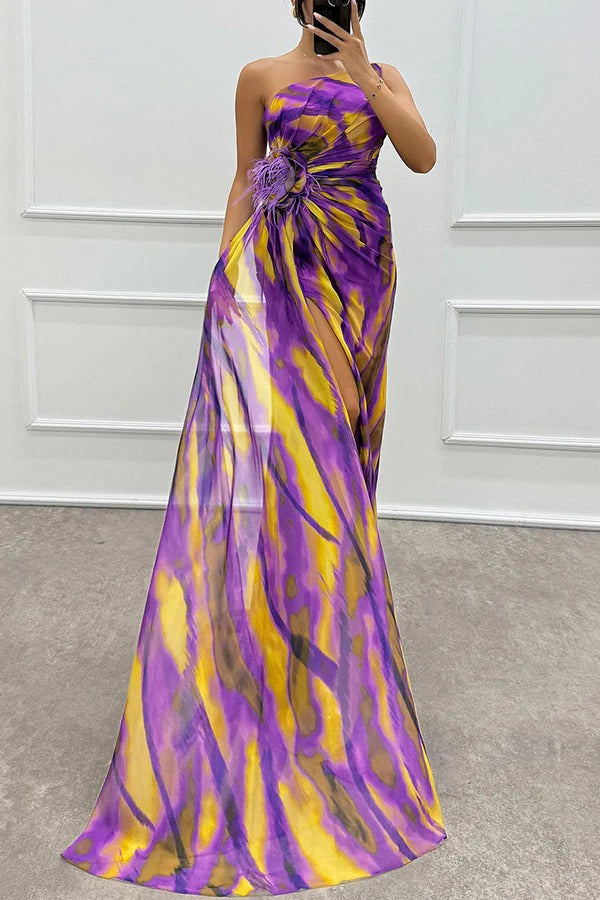 Elena | Rochie Maxi Vibrantă