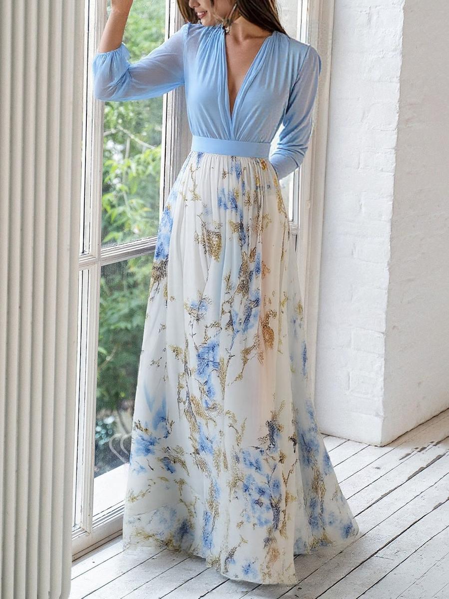 Florélia Bloom – Rochie Maxi Florală