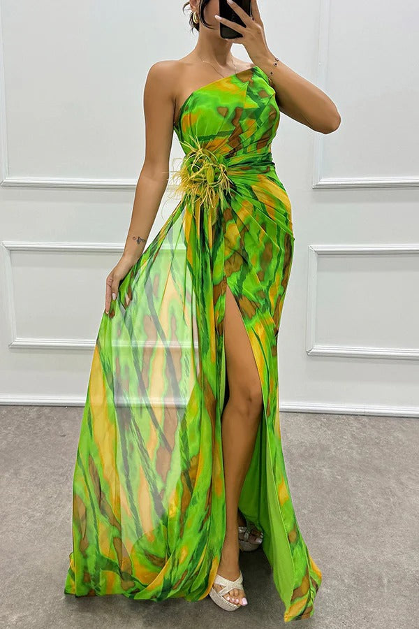 Elena | Rochie Maxi Vibrantă