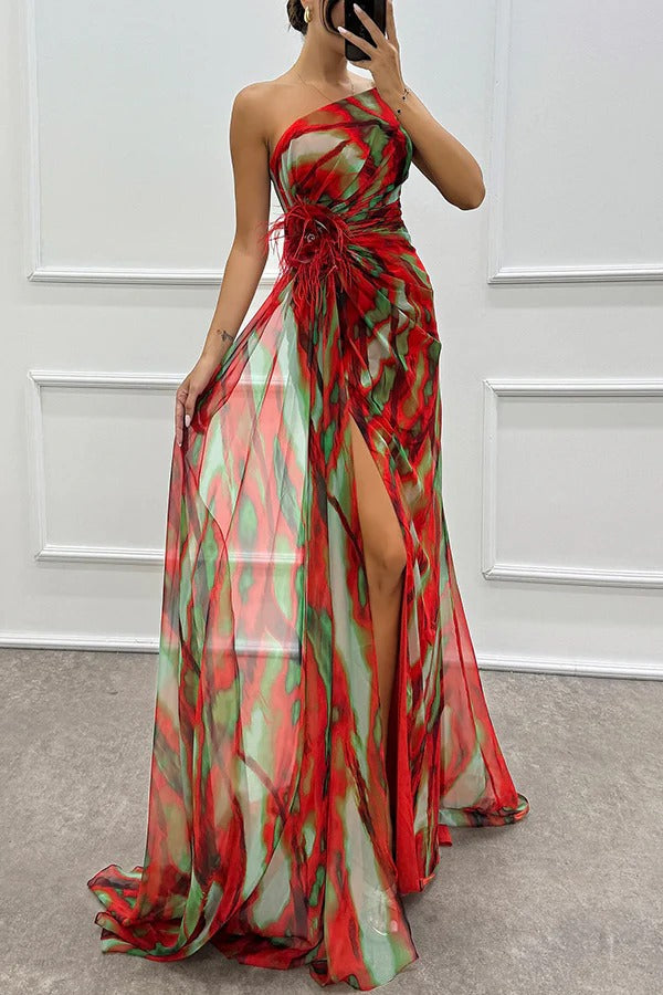 Elena | Rochie Maxi Vibrantă
