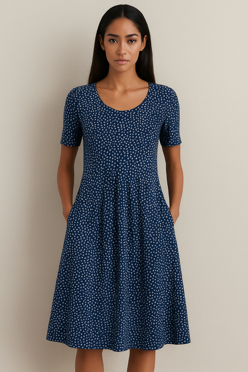 Carolina | Rochie elegantă cu imprimeu vibrant