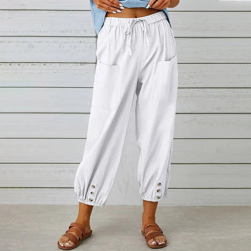 Dolly | Pantaloni Casual cu Croială Relaxată