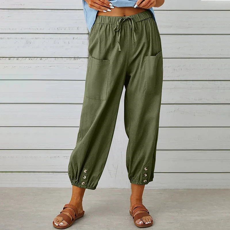 Dolly | Pantaloni Casual cu Croială Relaxată