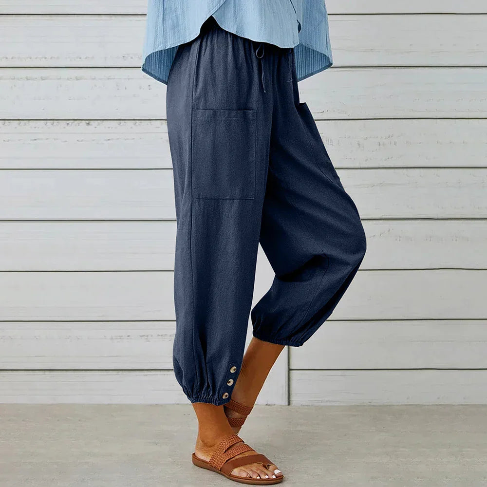 Dolly | Pantaloni Casual cu Croială Relaxată