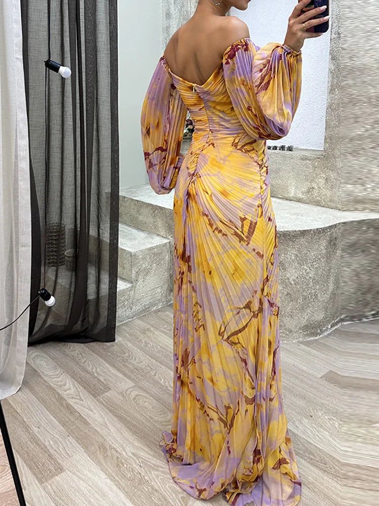 Fabienne | Rochie elegantă colorată