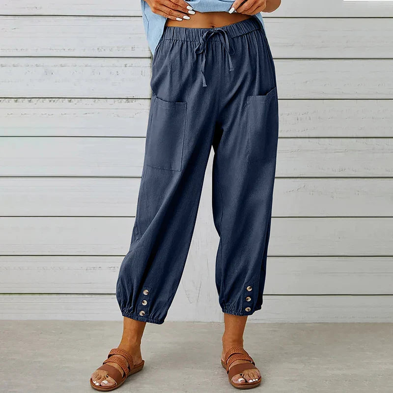 Dolly | Pantaloni Casual cu Croială Relaxată