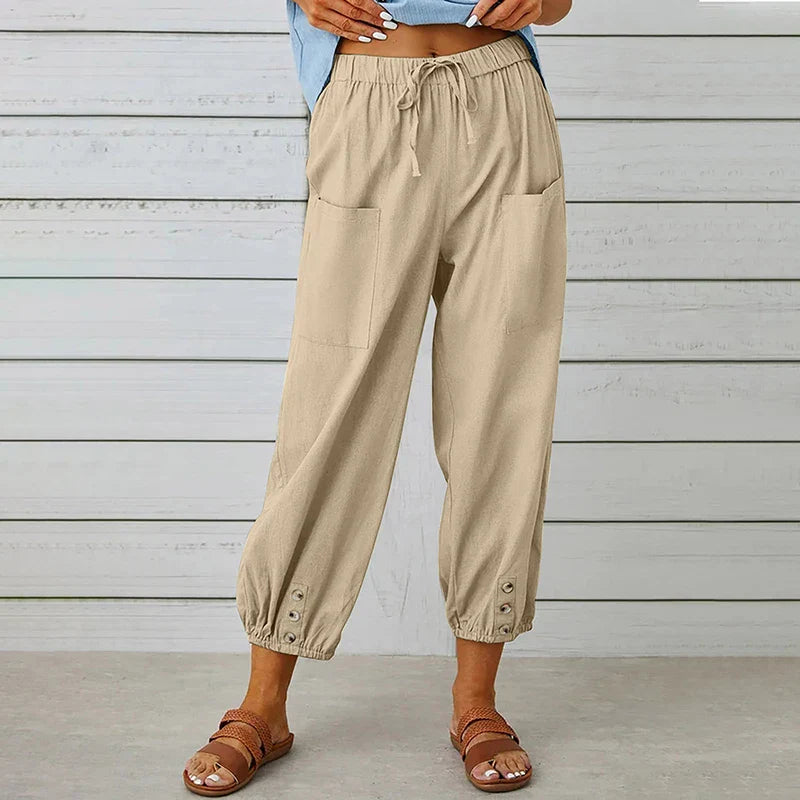 Dolly | Pantaloni Casual cu Croială Relaxată