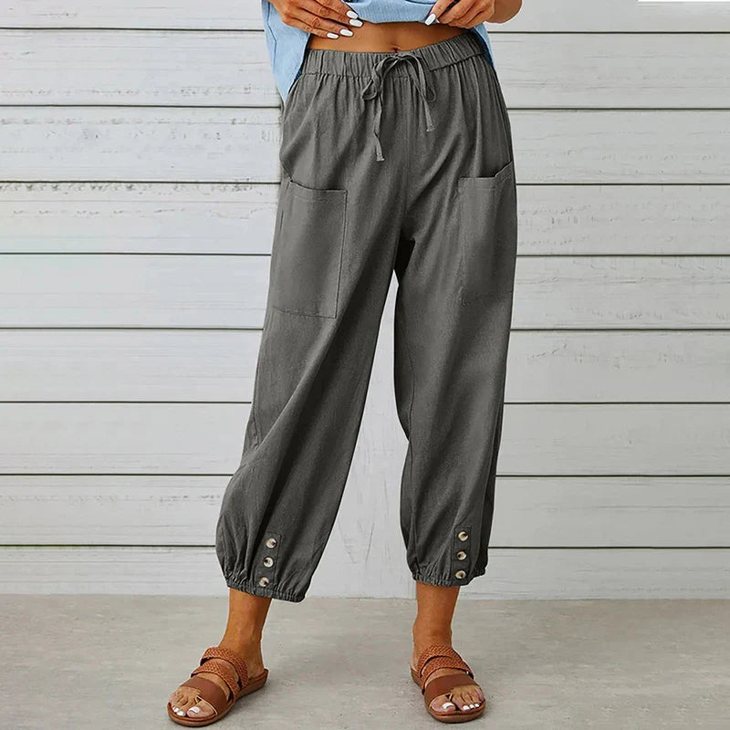 Dolly | Pantaloni Casual cu Croială Relaxată