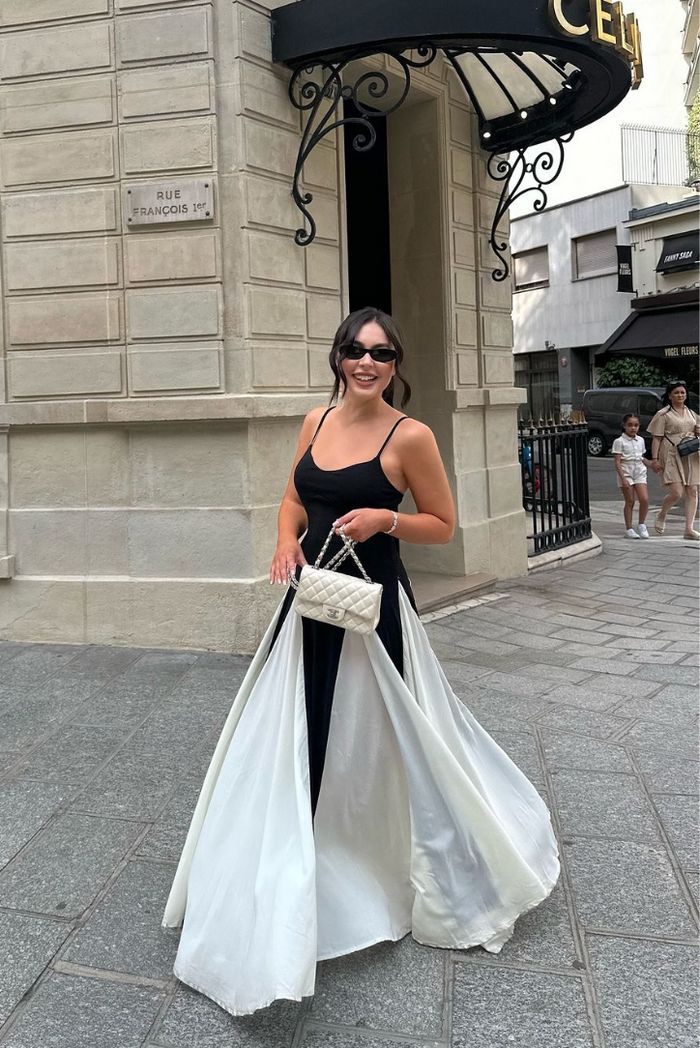 Eliana | Rochie Maxi cu Panouri
