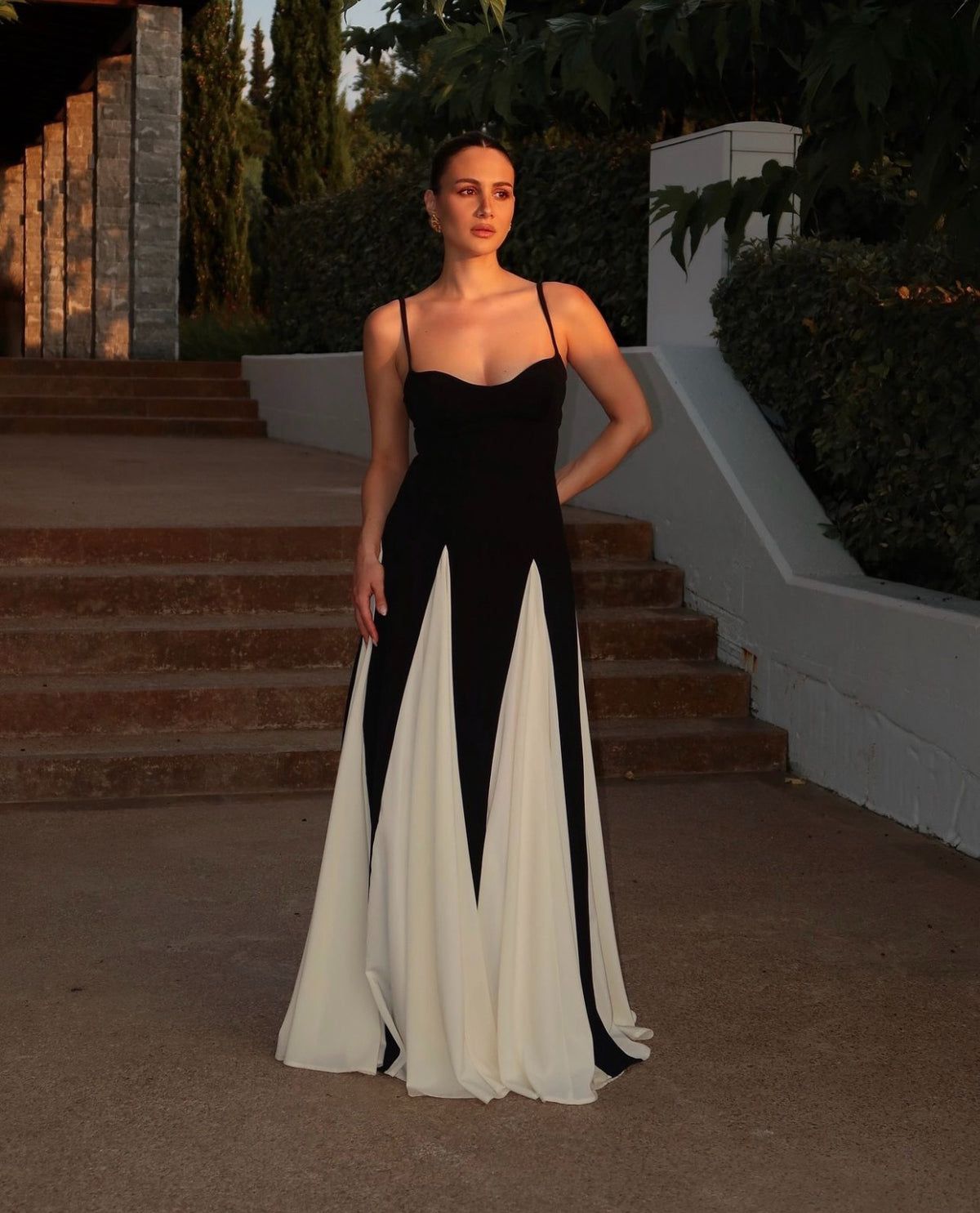 Eliana | Rochie Maxi cu Panouri