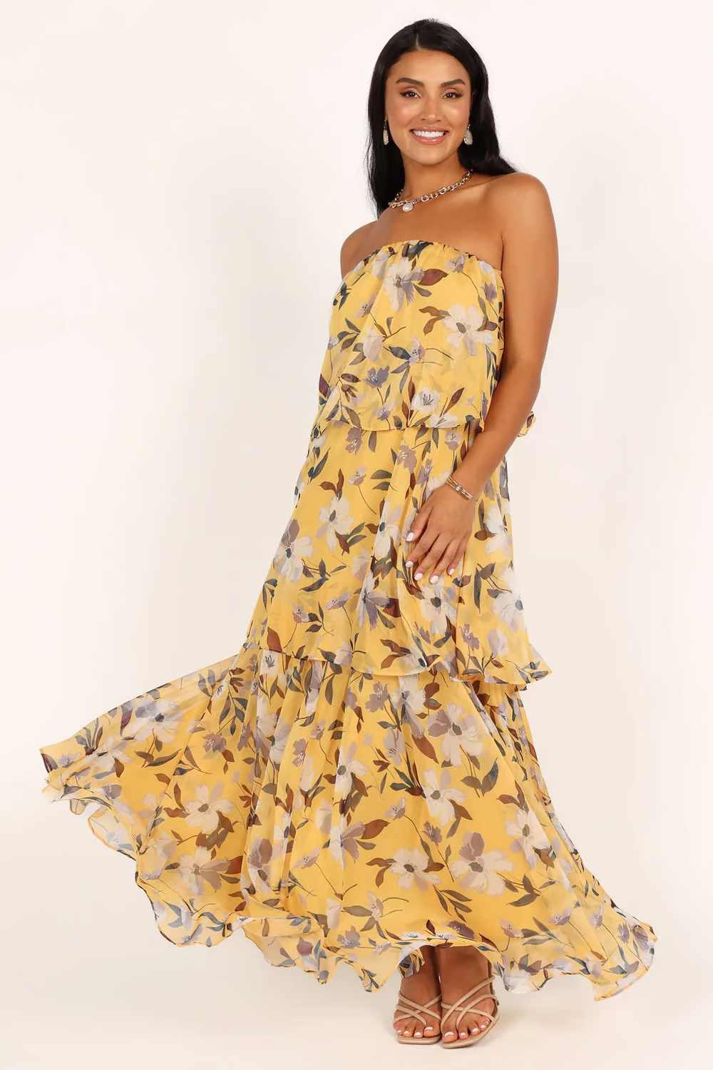 Imara - Rochie fără bretele cu vibrații de vară fără efort