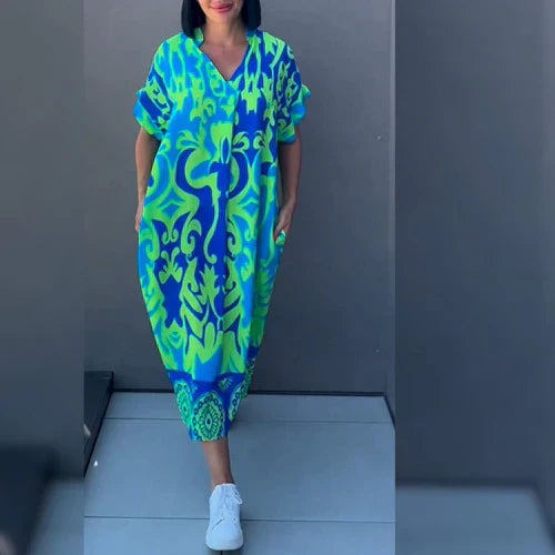 Gabriella – Rochie Florală Care Flatează Silueta