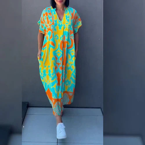 Gabriella – Rochie Florală Care Flatează Silueta
