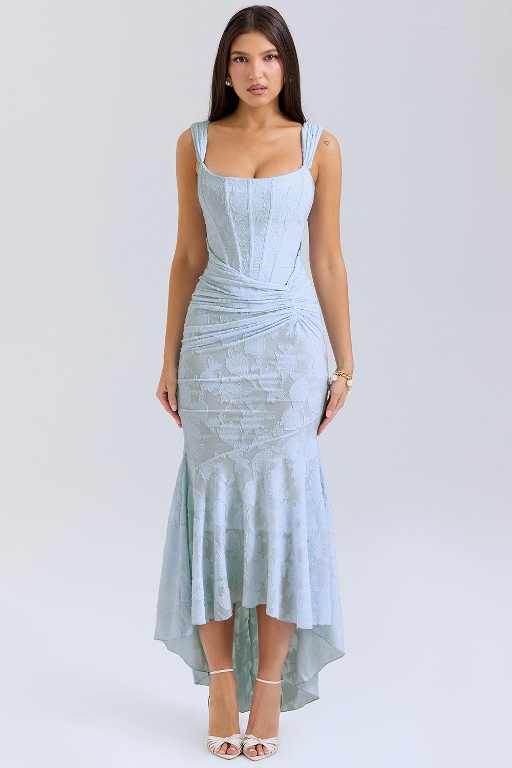 Carisia – Rochie de Damă Maxi Elegantă cu Dantelă