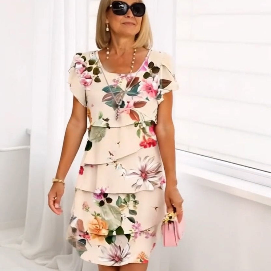 Lyra - Rochie Elegantă Florală Grațioasă