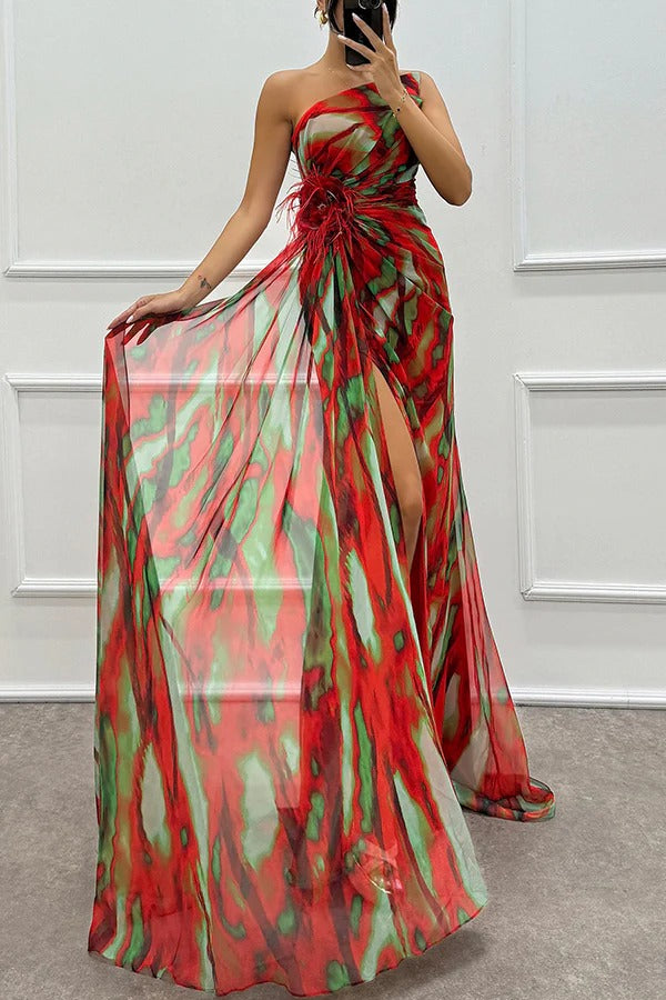 Elena | Rochie Maxi Vibrantă
