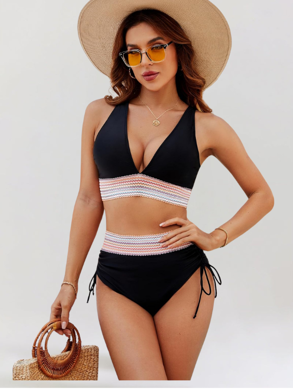 Lidia – Set de Bikini cu Control al Abdomenului și Talie Înaltă