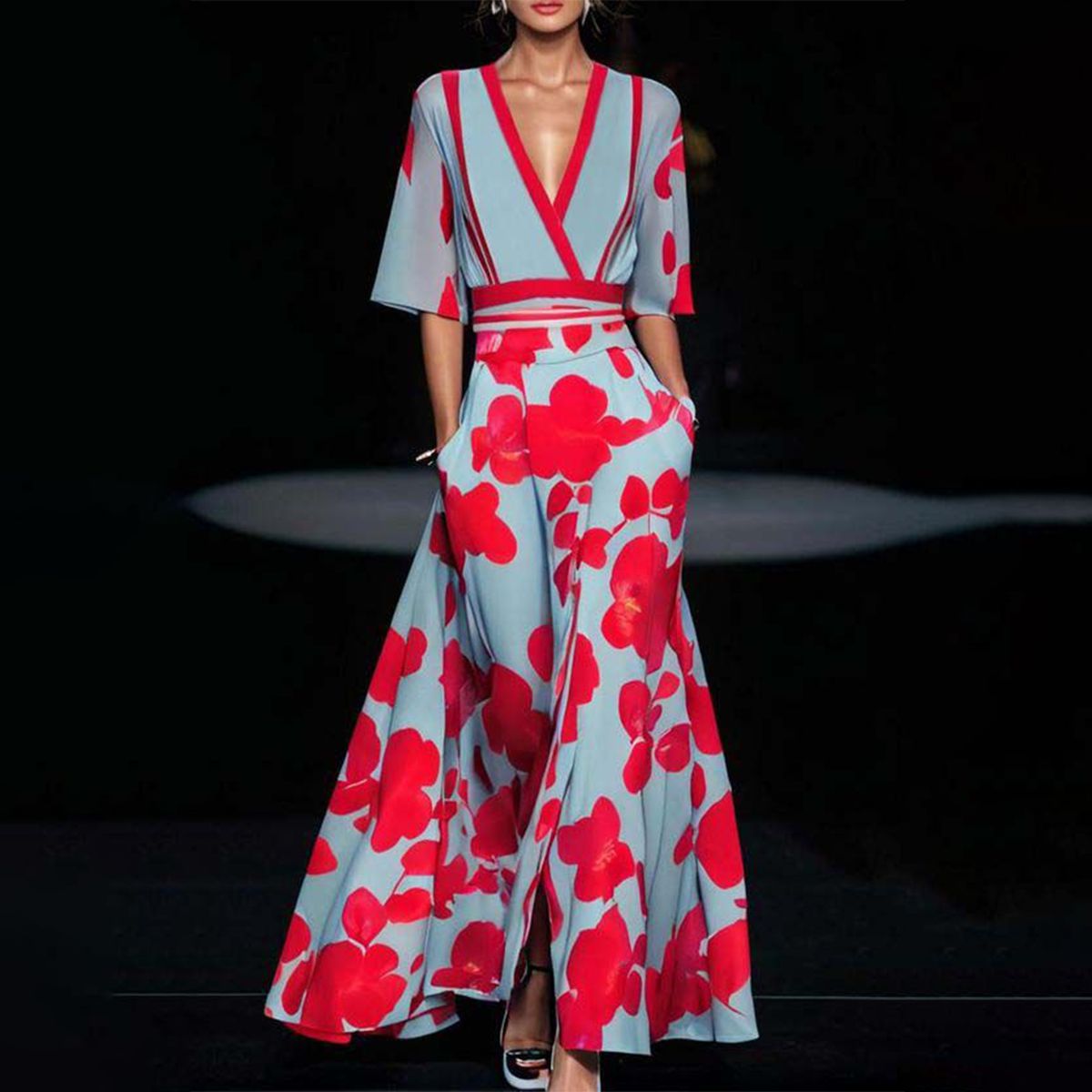 Celine | Rochie elegantă cu model floral