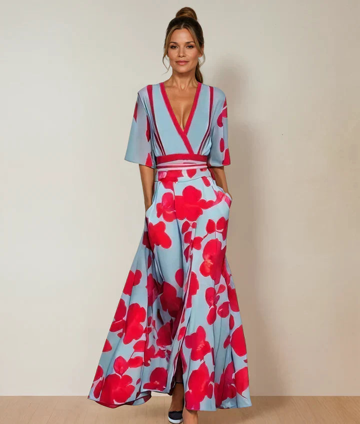 Celine | Rochie elegantă cu model floral