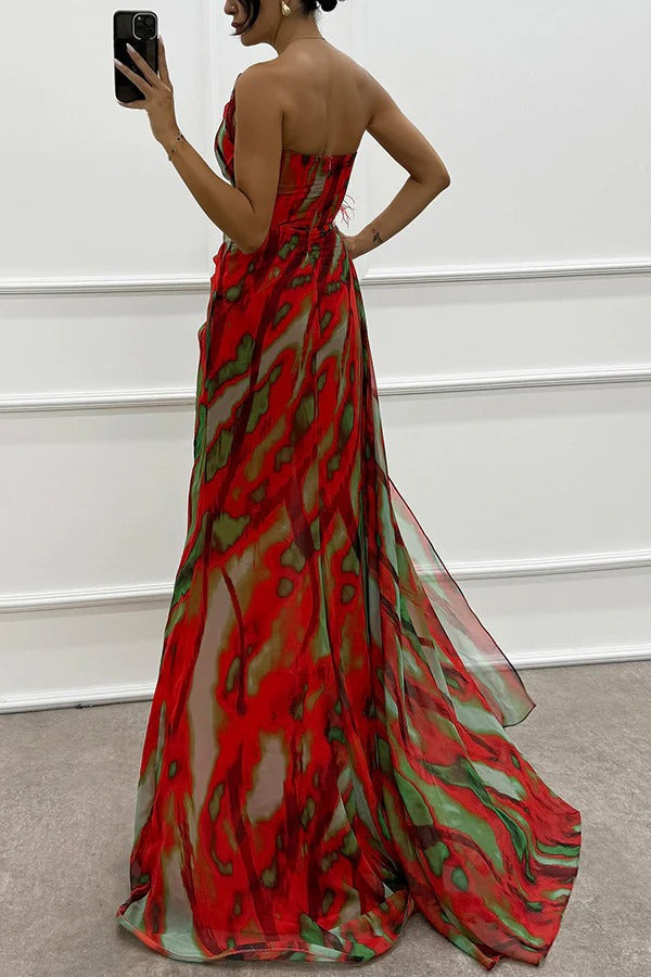 Elena | Rochie Maxi Vibrantă