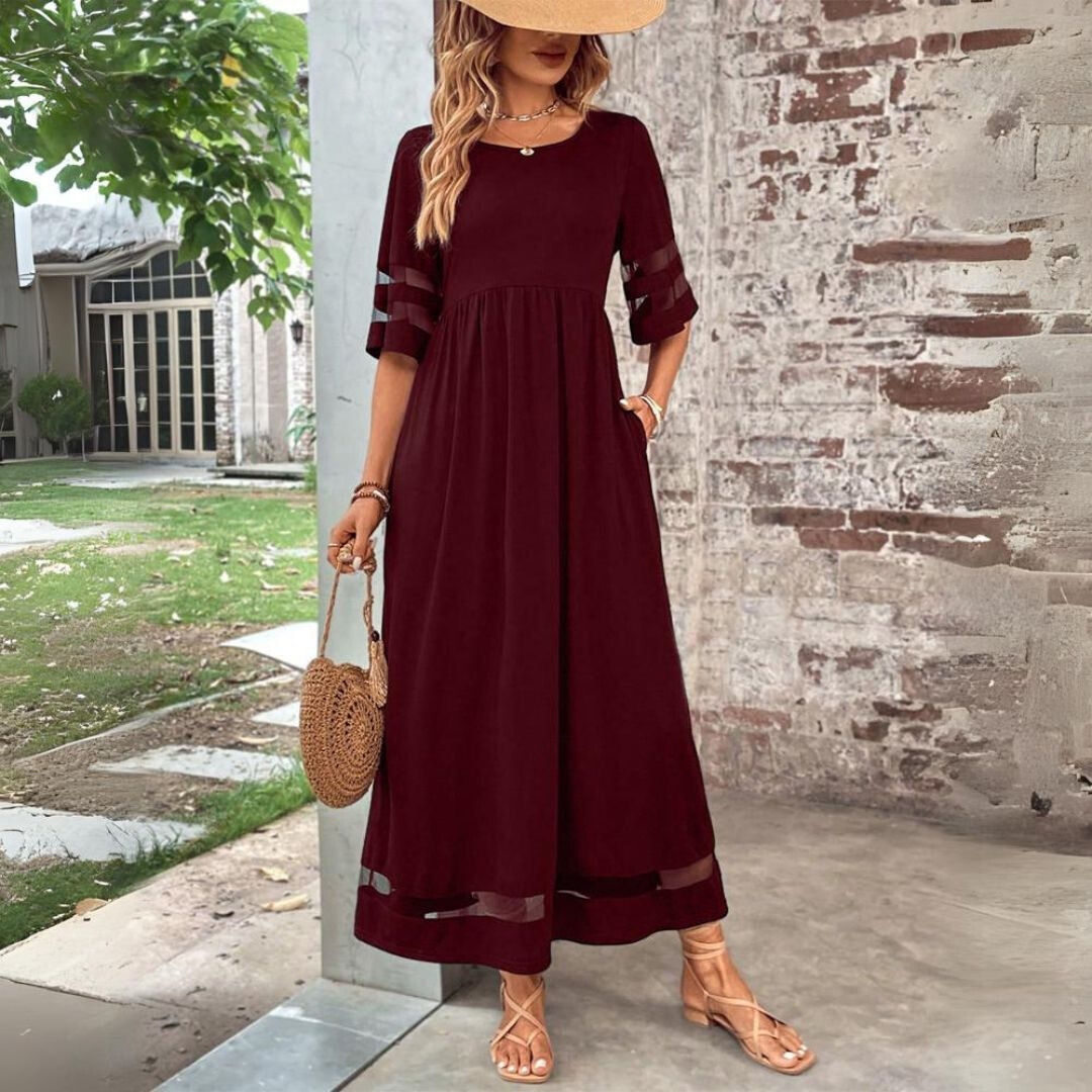 Esme - Rochie Chic cu Acoperire Flattering pentru Burtă