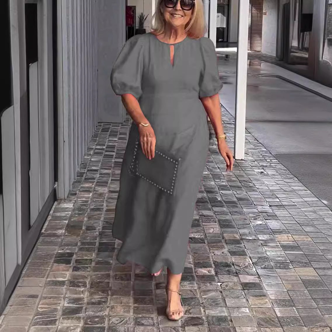 Frankie - Rochie Lejeră cu Mâneci Baloane Chic
