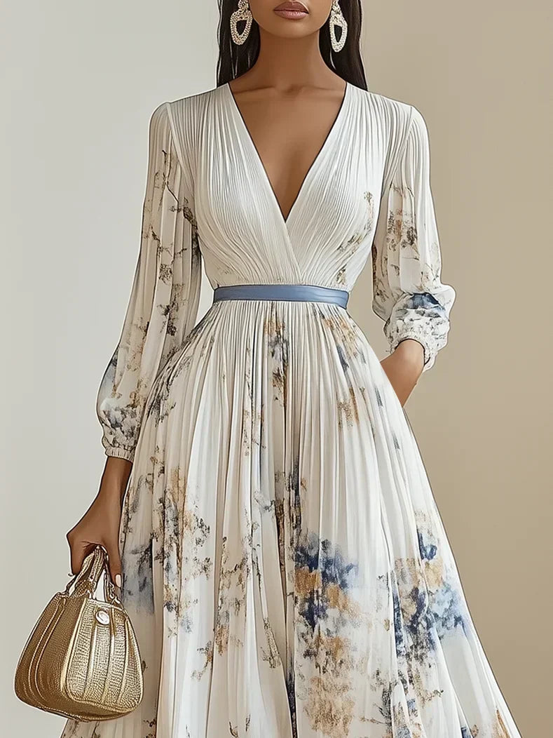 Bristol - Rochie Maxi Boho cu Patchwork Floral