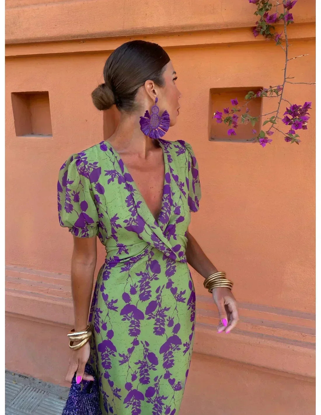 Hariette | Rochie Elegantă cu Flori