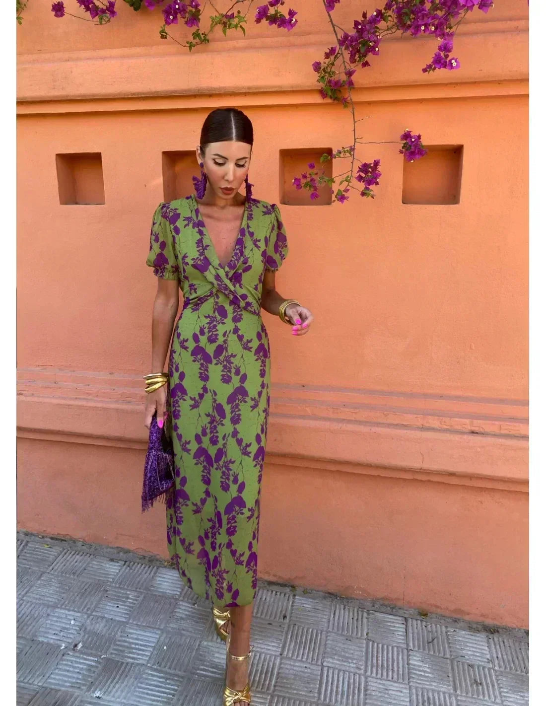 Hariette | Rochie Elegantă cu Flori