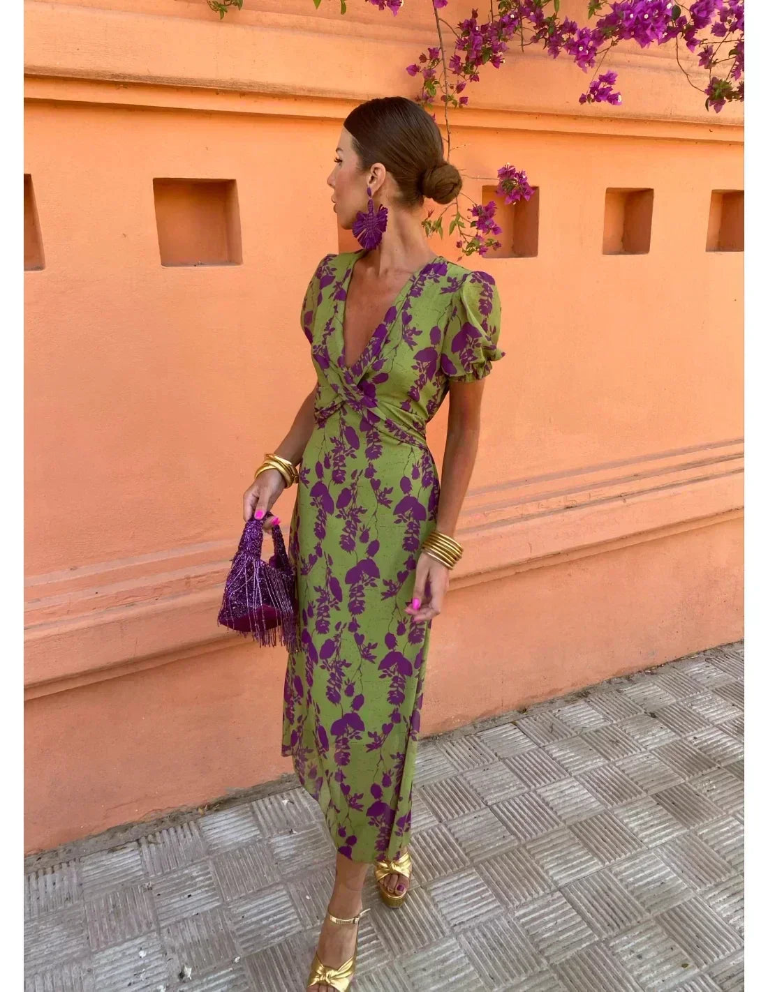 Hariette | Rochie Elegantă cu Flori