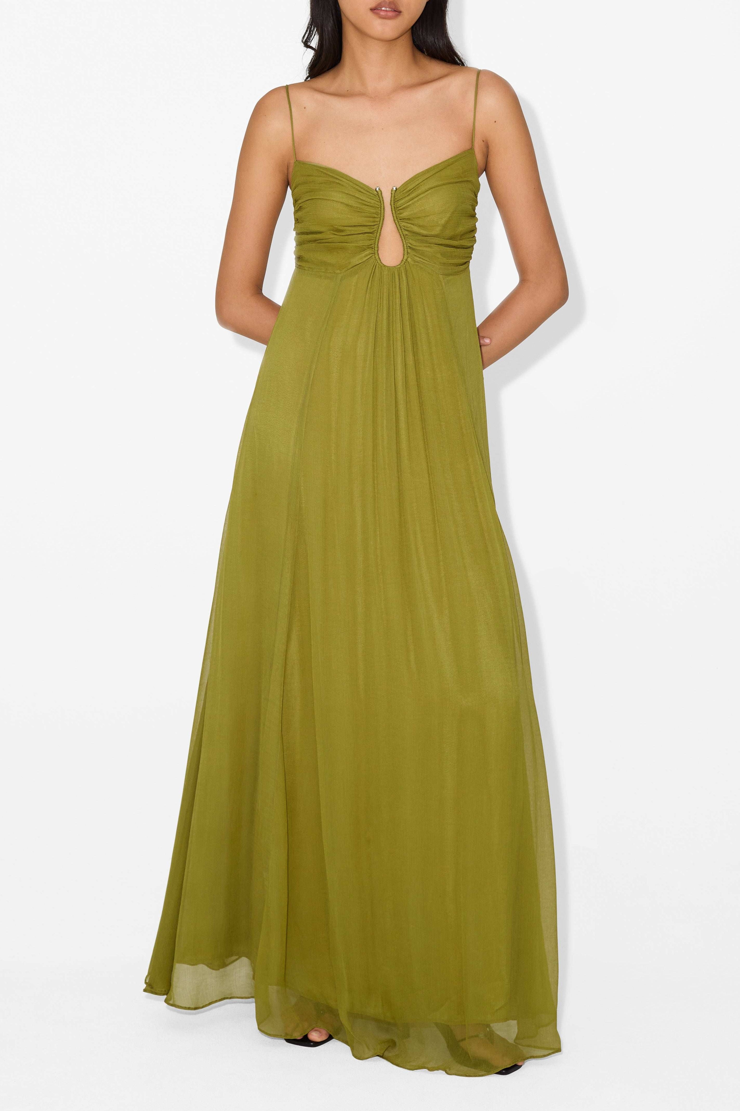 Eden – Rochie Maxi de Damă Elegantă cu Decupaj