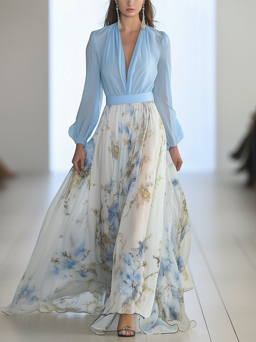 Florélia Bloom – Rochie Maxi Florală