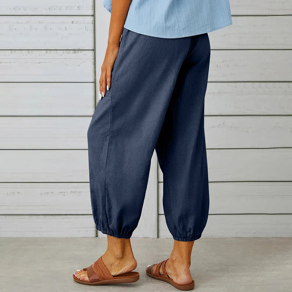 Dolly | Pantaloni Casual cu Croială Relaxată