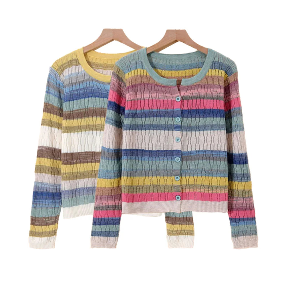 Myrna | Vest cu dungi de inspirație vintage