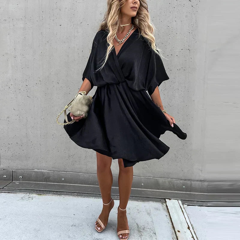 Lennon - Rochie Mini Chic de Vară cu Talie Înaltă