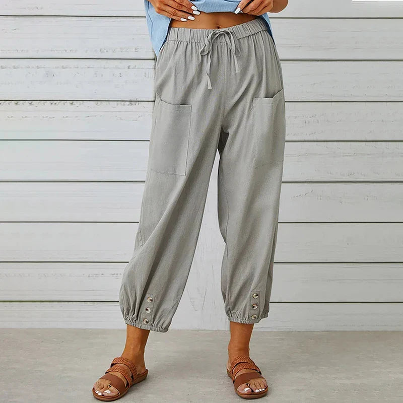 Dolly | Pantaloni Casual cu Croială Relaxată