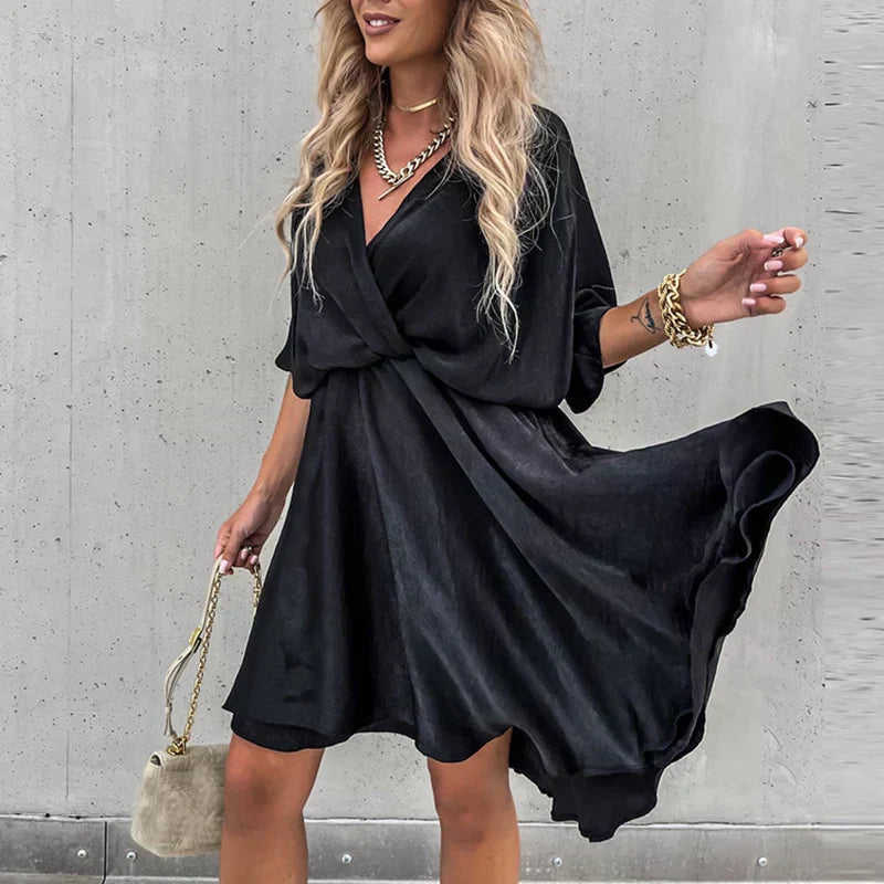 Lennon - Rochie Mini Chic de Vară cu Talie Înaltă