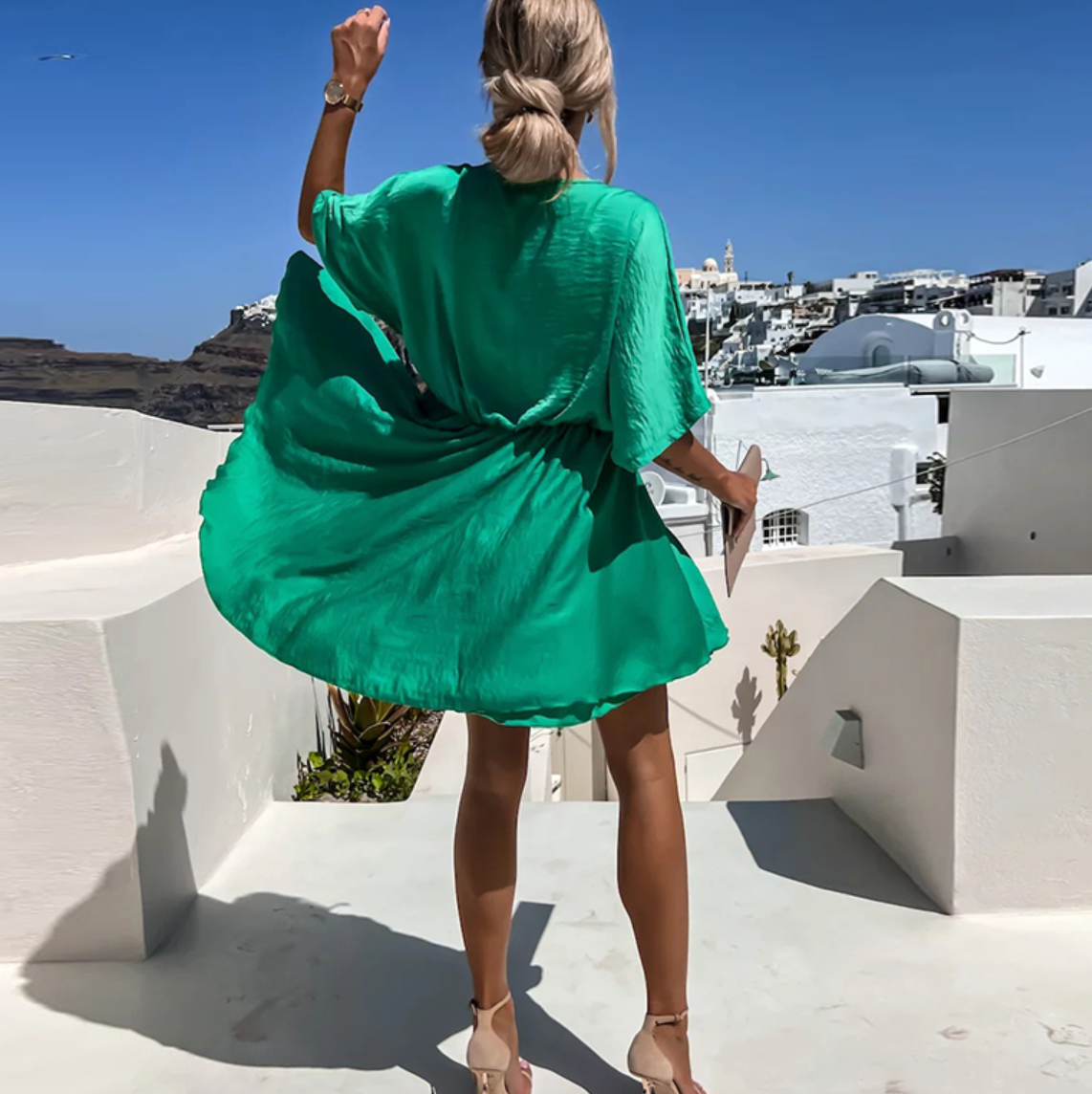 Lennon - Rochie Mini Chic de Vară cu Talie Înaltă
