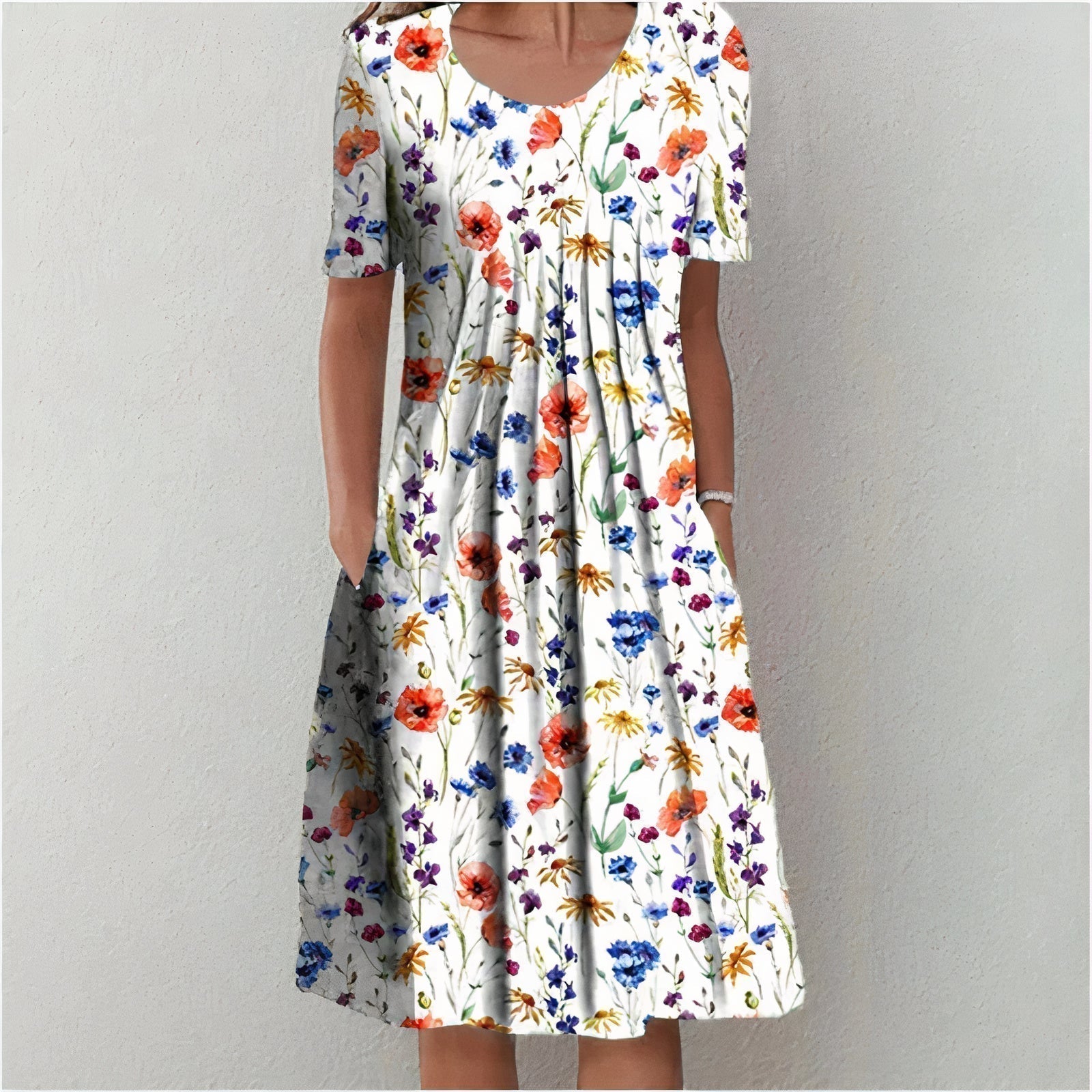 Leilani - Rochie de petrecere cu volane pentru vară
