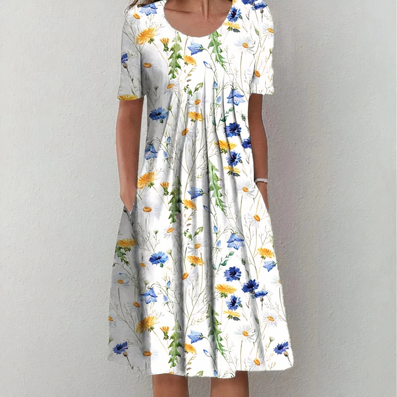 Leilani - Rochie de petrecere cu volane pentru vară
