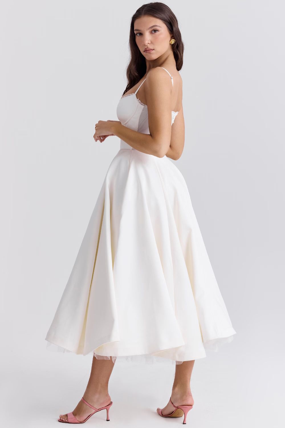 Minerva - Rochie de Prințesă cu Bretele Subțiri de Lux
