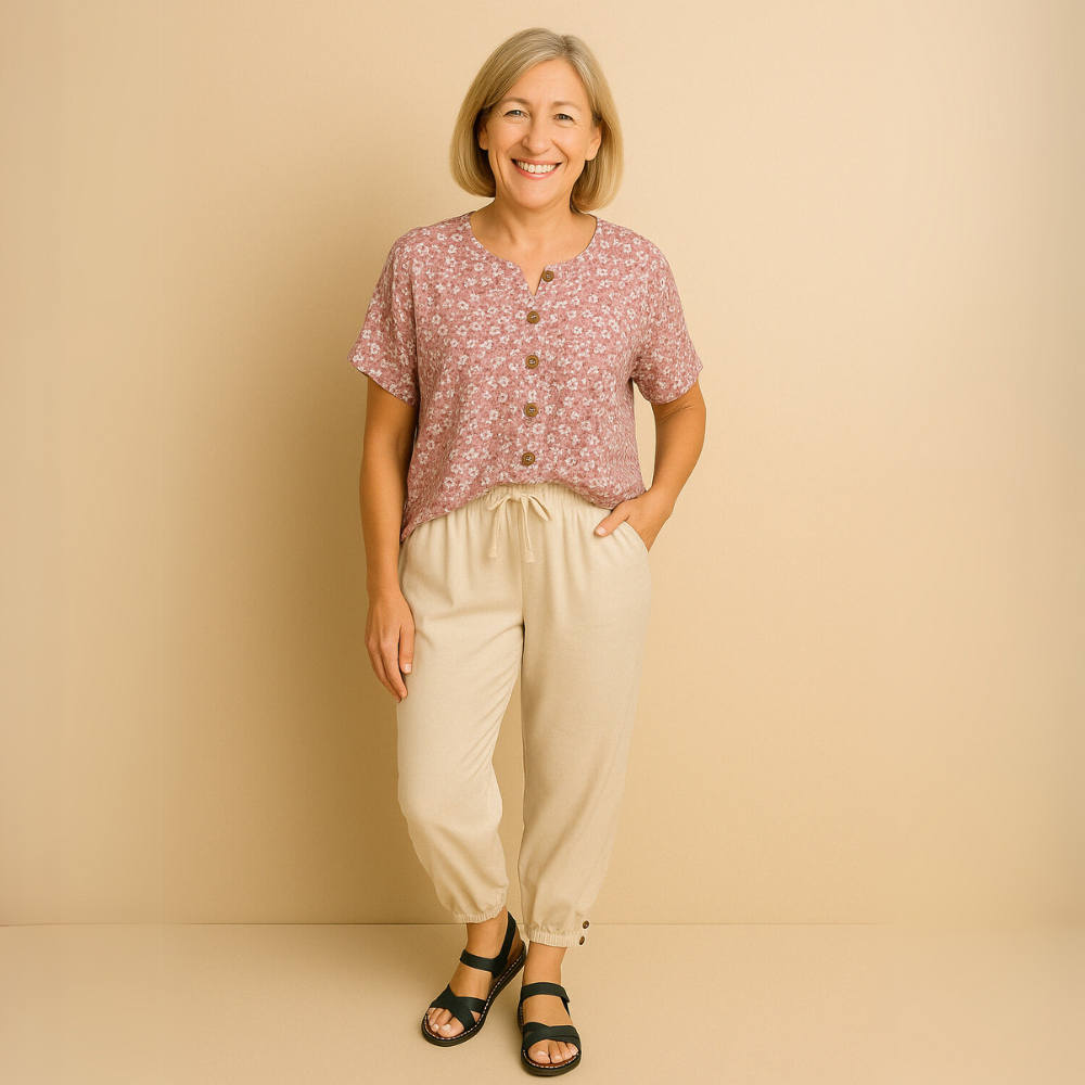 Dolly | Pantaloni Casual cu Croială Relaxată