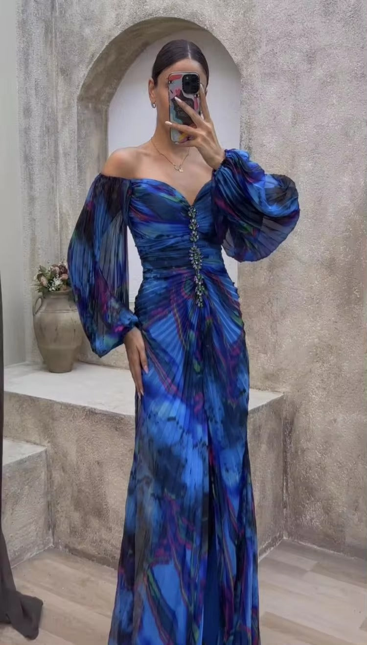 Fabienne | Rochie elegantă colorată