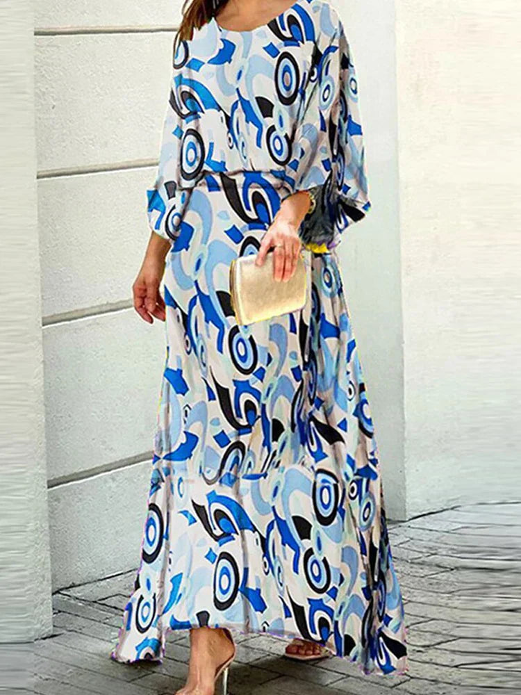 Esther - Outfit de Toamnă Trendy cu Guler O