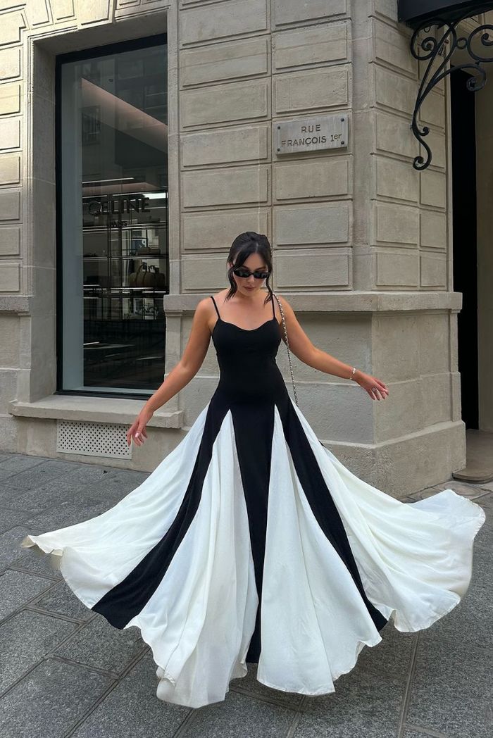 Eliana | Rochie Maxi cu Panouri