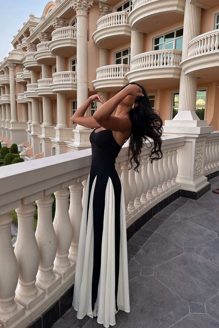 Eliana | Rochie Maxi cu Panouri