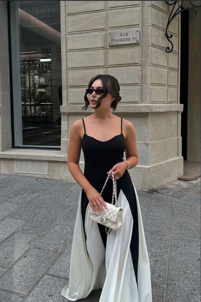 Eliana | Rochie Maxi cu Panouri