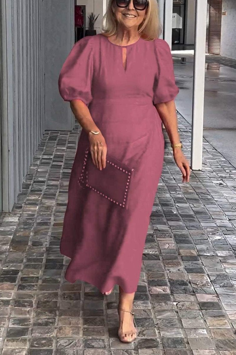 Frankie - Rochie Lejeră cu Mâneci Baloane Chic