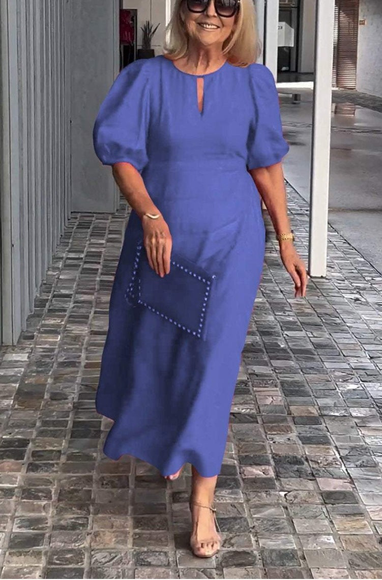 Frankie - Rochie Lejeră cu Mâneci Baloane Chic