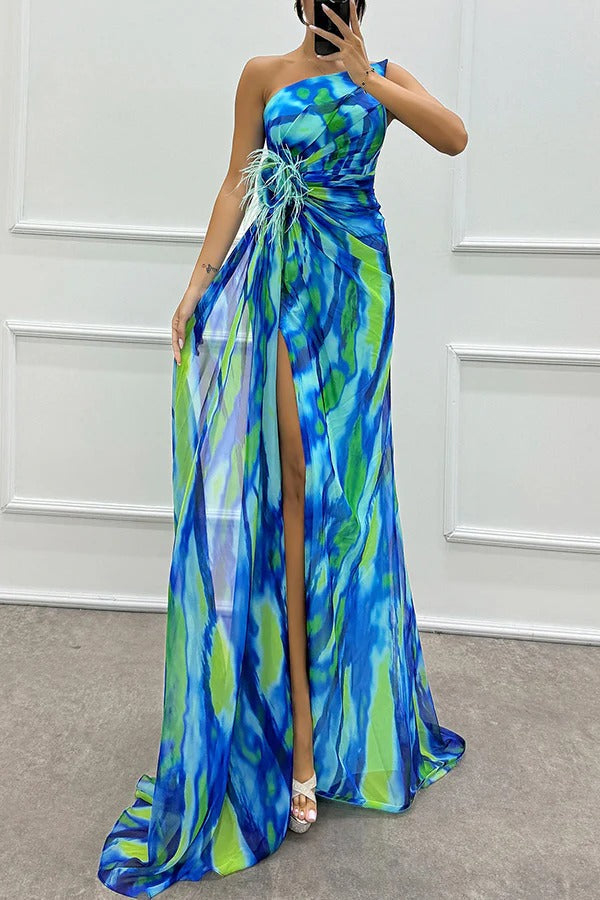 Elena | Rochie Maxi Vibrantă